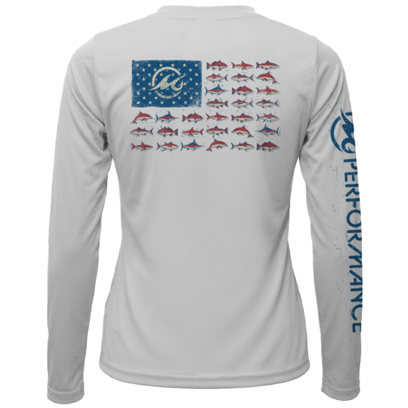 Women's SoWal Sun Jersey American Gulf School Long Sleeve