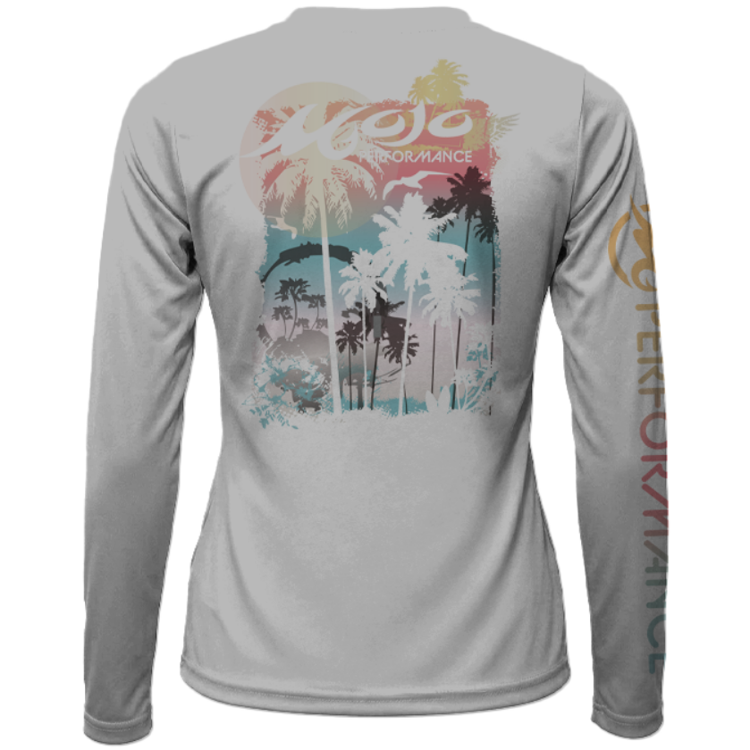Women's SoWal Sun Jersey Palm Theory Long Sleeve