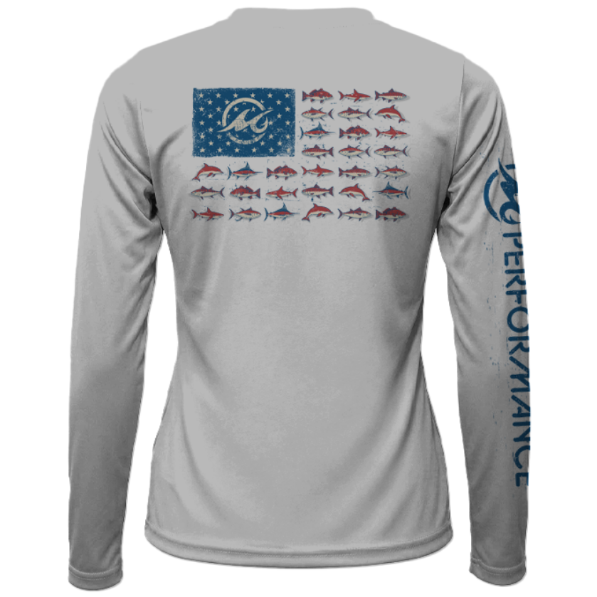 Women's SoWal Sun Jersey American Gulf School Long Sleeve