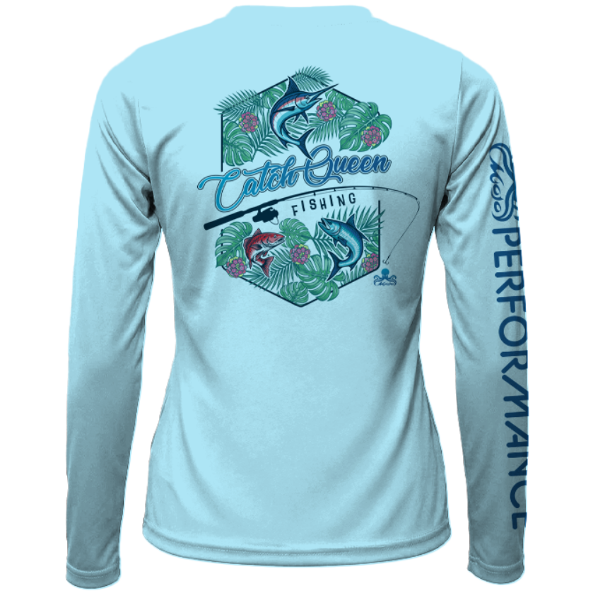 Women's SoWal Sun Jersey Catch Queen Long Sleeve