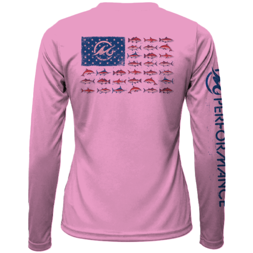 Women's SoWal Sun Jersey American Gulf School Long Sleeve