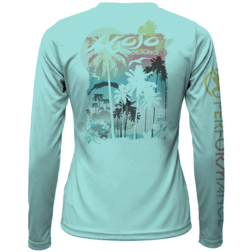 Women's SoWal Sun Jersey Palm Theory Long Sleeve