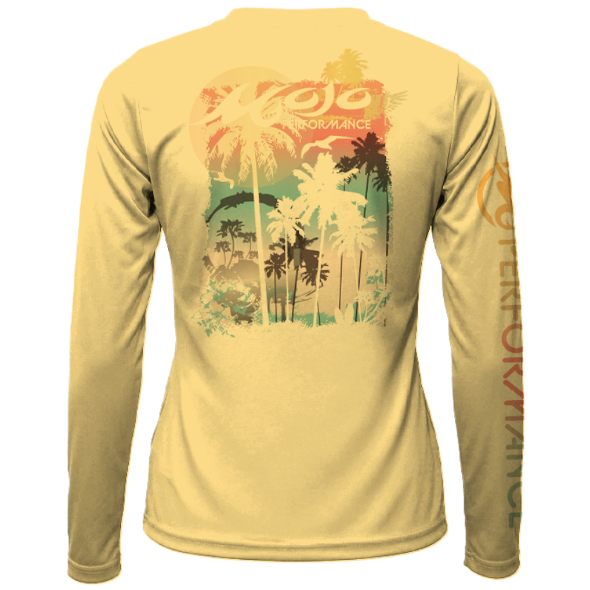 Women's SoWal Sun Jersey Palm Theory Long Sleeve