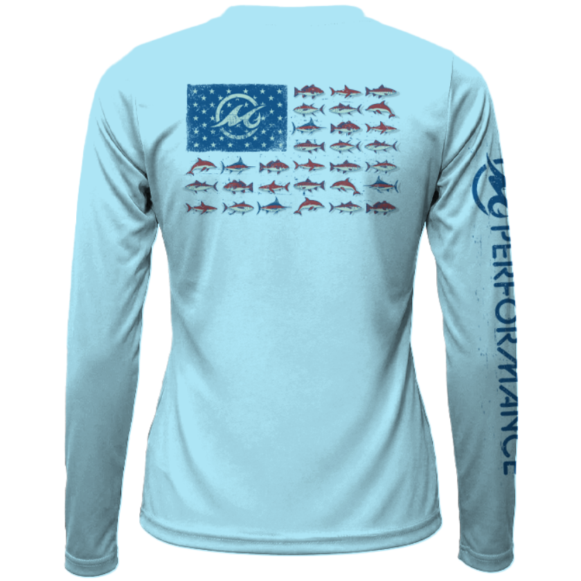 Women's SoWal Sun Jersey American Gulf School Long Sleeve