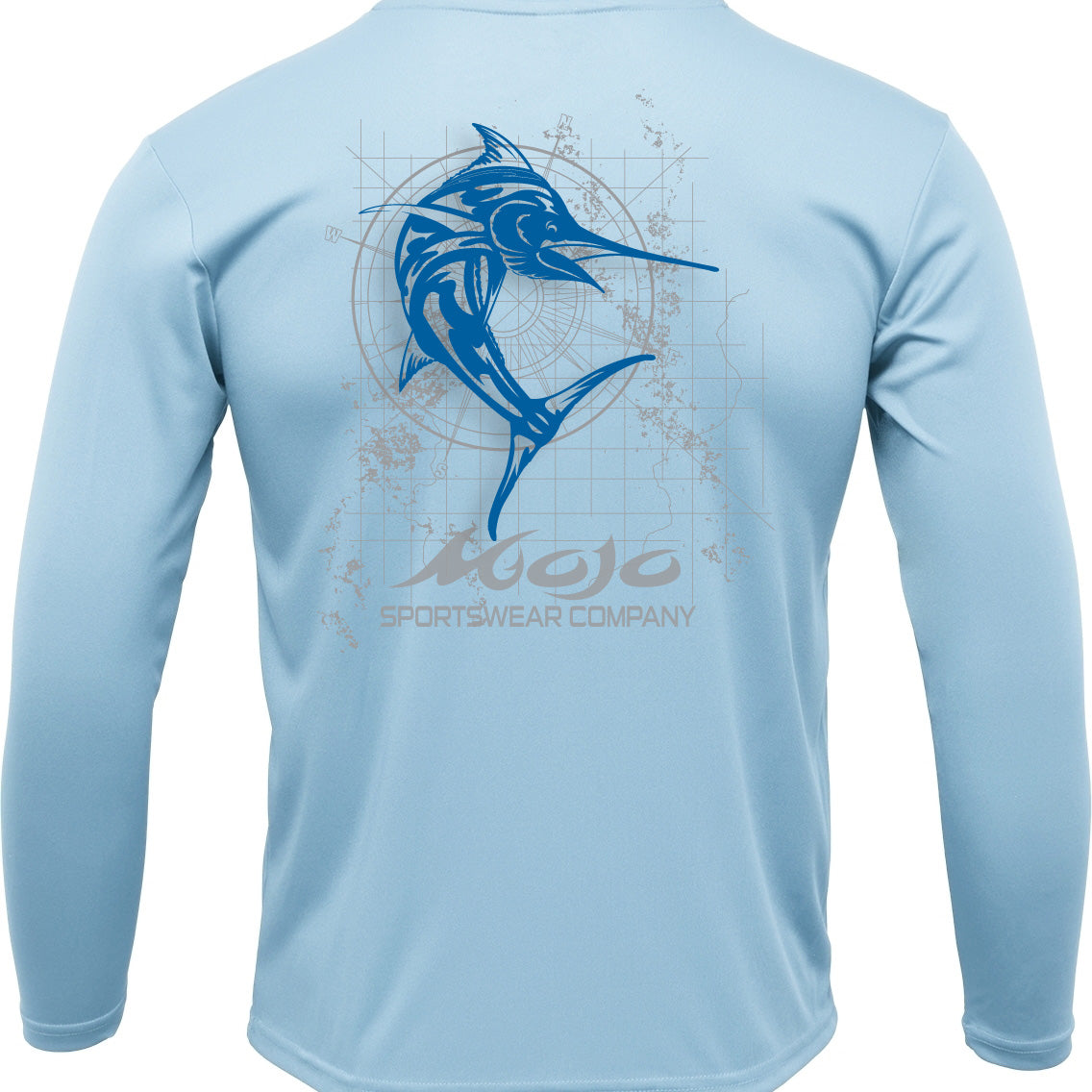 Men's SoWAL Sun Jersey Marlin Compass Long Sleeve