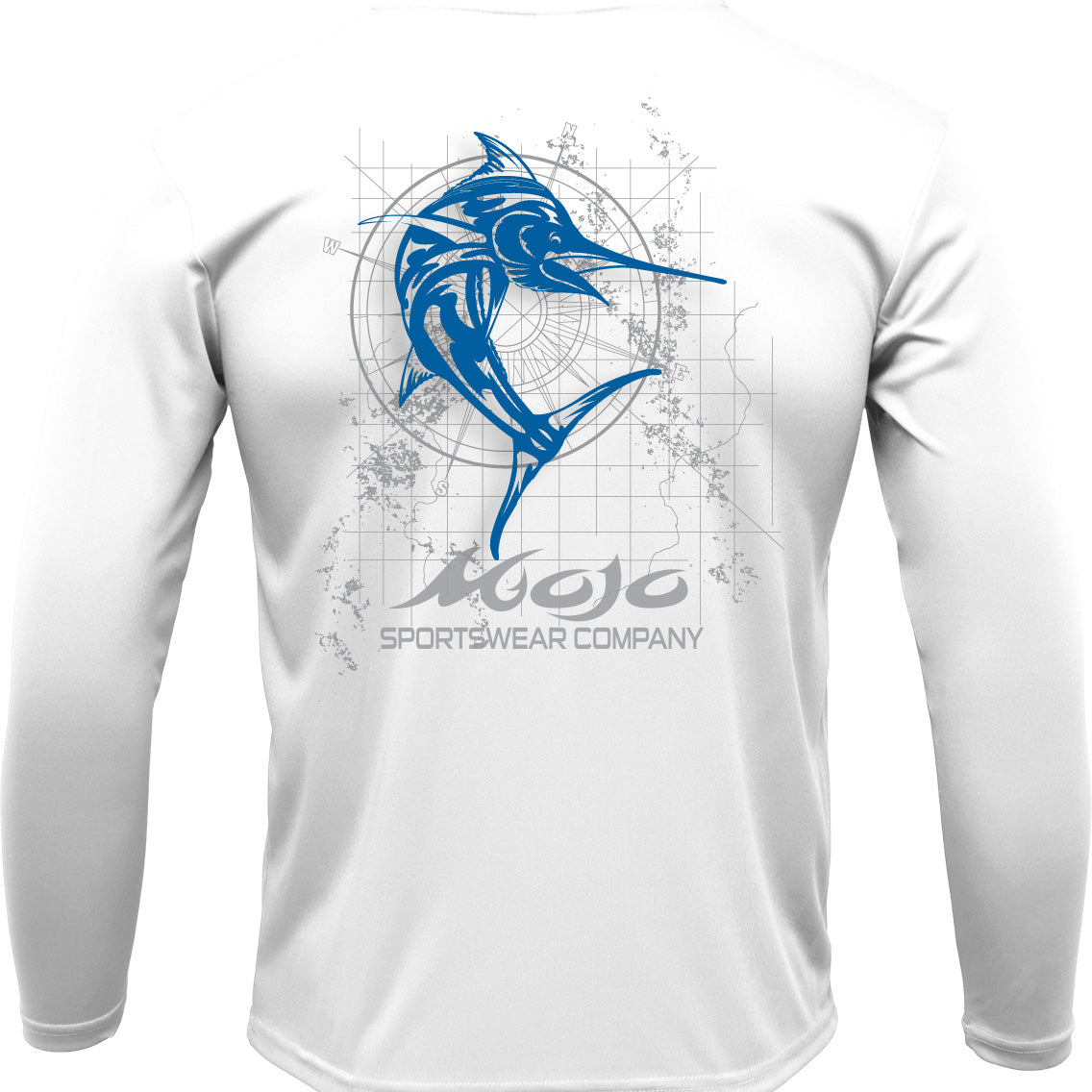 Men's SoWAL Sun Jersey Marlin Compass Long Sleeve