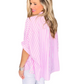 Saltwater Stripes Dolman Sleeve Oversize Shirt