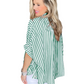 Saltwater Stripes Dolman Sleeve Oversize Shirt