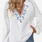 Seawind Paisley Women's Blouse With Embroidery
