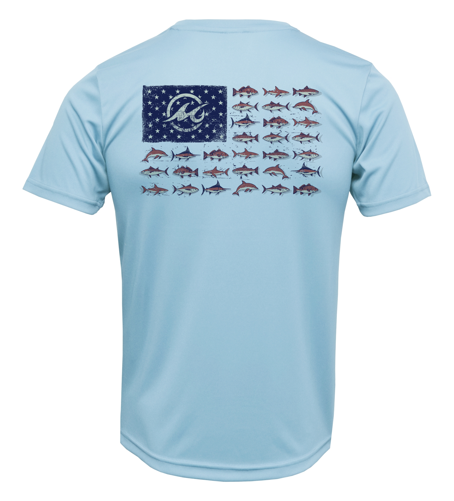 Men's SoWal Sun Jersey American Gulf School Short Sleeve
