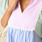 Tide Lines Women's Striped Short Dress
