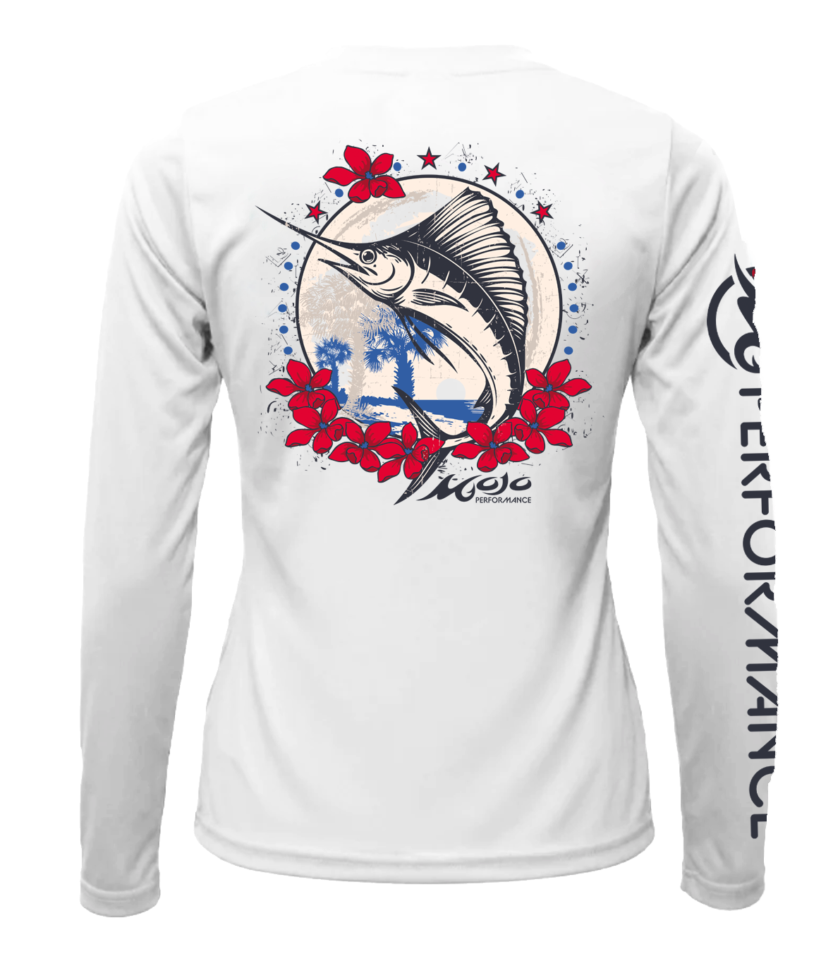 Women's SoWal Sun Jersey USA Billfish Long Sleeve