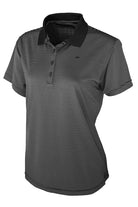 Ladies Micro Striped Performance Polo - Mojo Sportswear Company