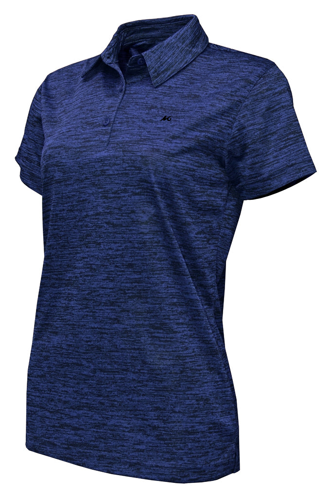Ladies Heathered Performance Polo - Mojo Sportswear Company