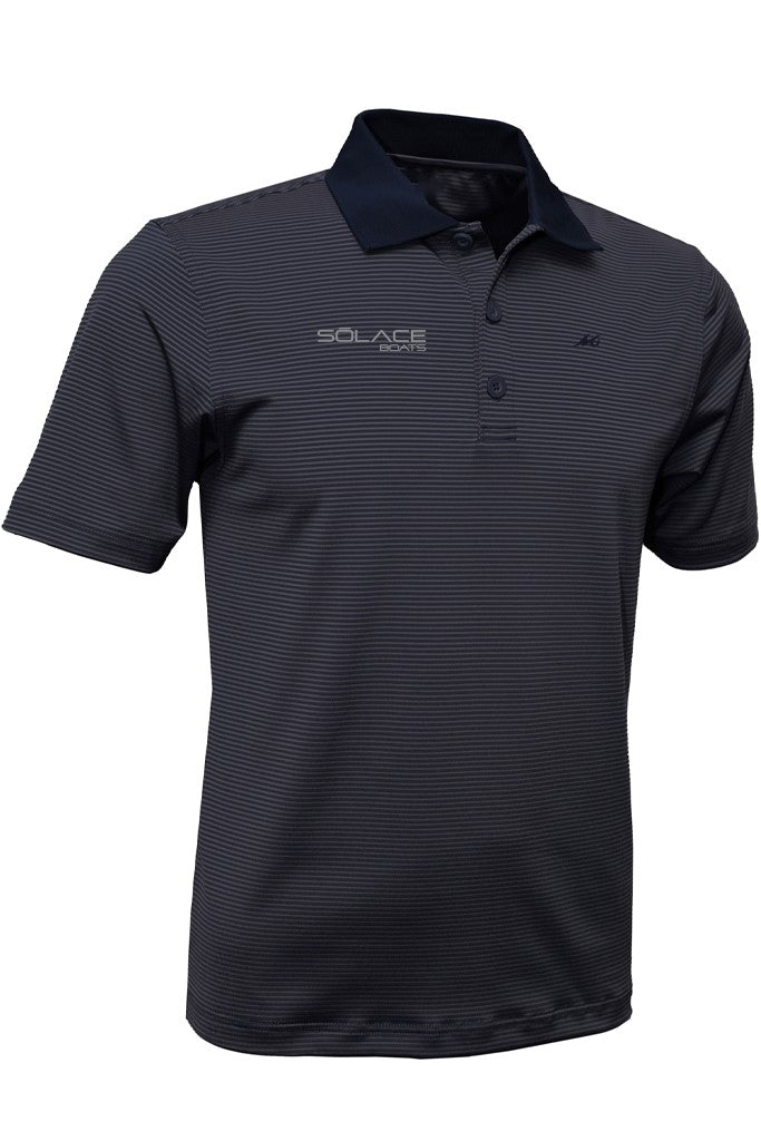 SŌLACE Boats Micro Striped Performance Polo - Mojo Sportswear Company