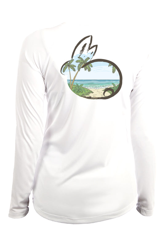 Island Bunny Paradise Found Camisa de Playa - Mojo Sportswear Company