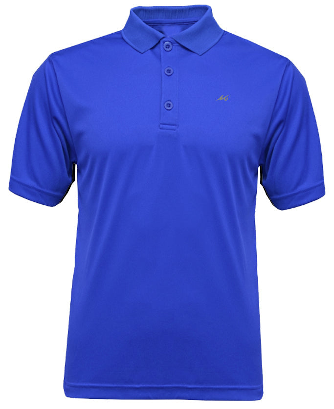 MSC Men's Solid Ribbed Performance Polo - Mojo Sportswear Company