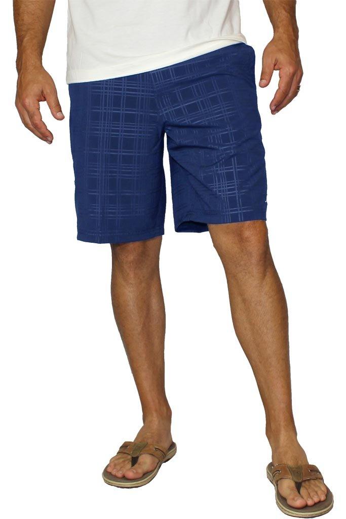 Plaid Tec Board Shorts - Mojo Sportswear Company