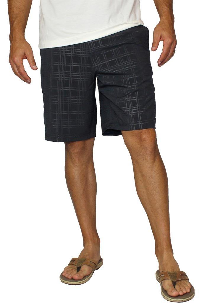 Plaid Tec Board Shorts - Mojo Sportswear Company