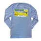 Long Sleeve Wahoo Panels Performance Fishing Shirt - Mojo Sportswear Company
